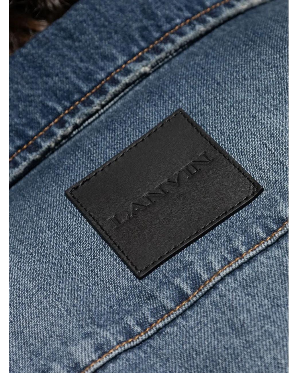Camicia Denim di Lanvin in Blue da Uomo