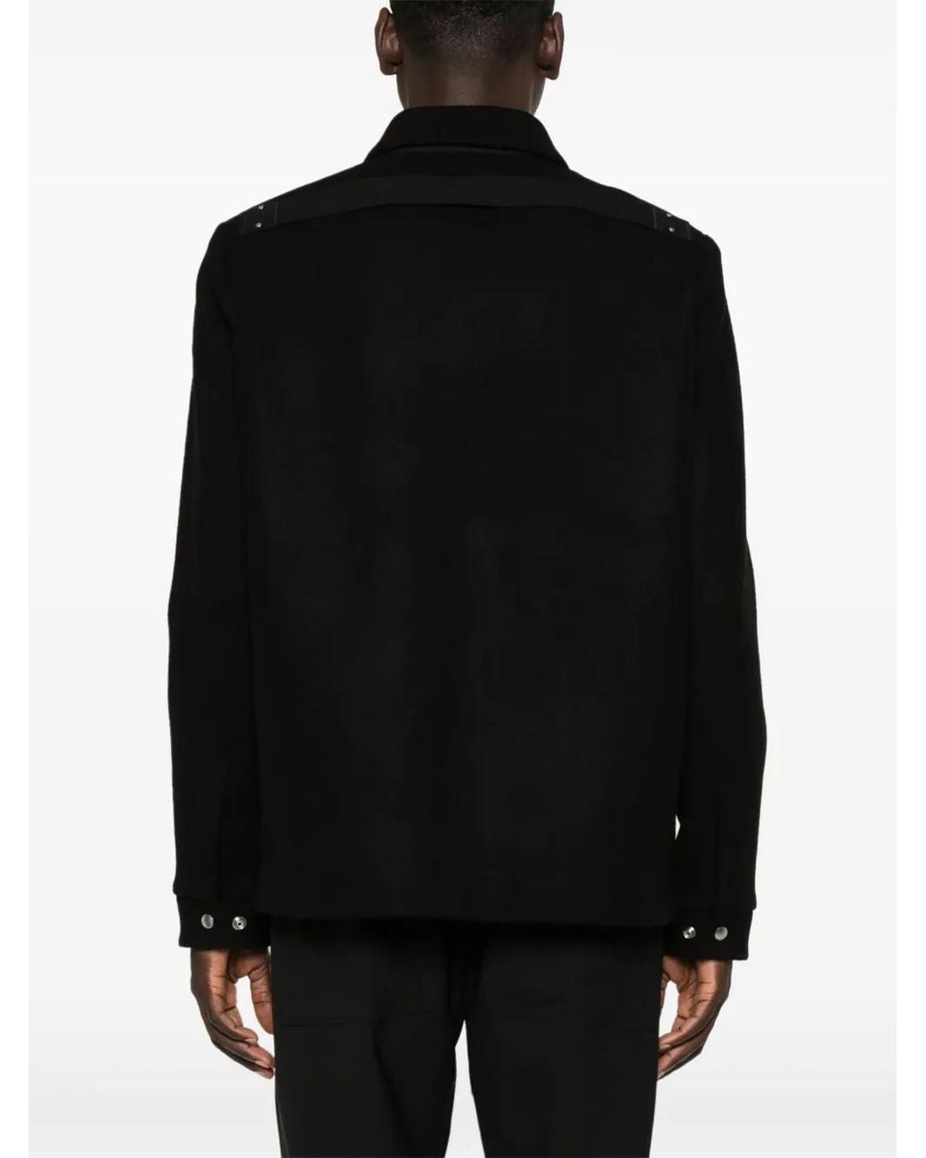 Rick Owens Brad Jack Van Scheerwol in het Black voor heren