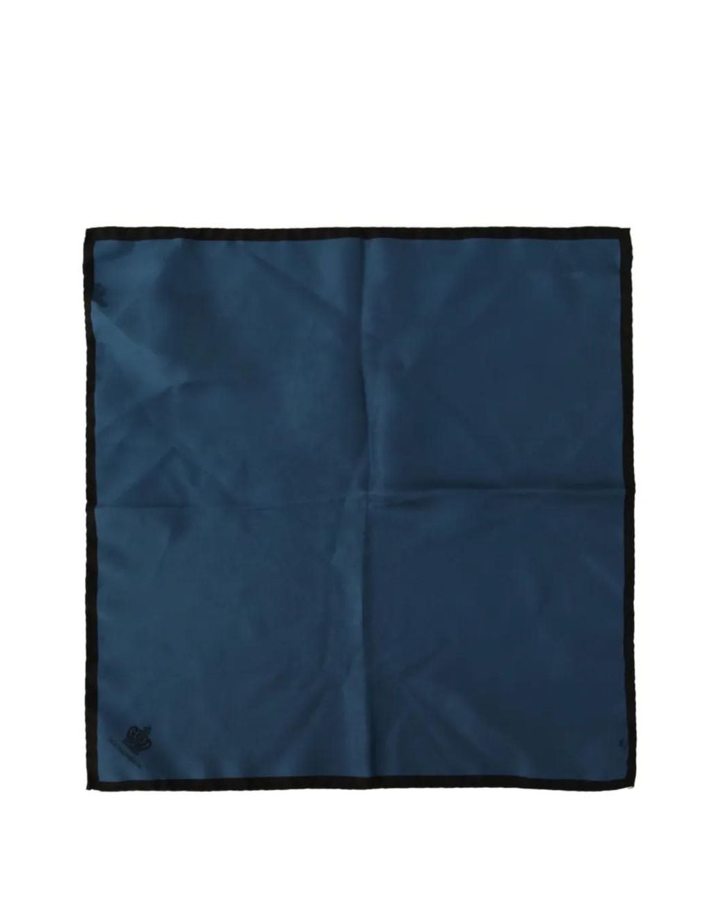 Dolce & Gabbana Blue Polka-Dot Silk Scarf for men