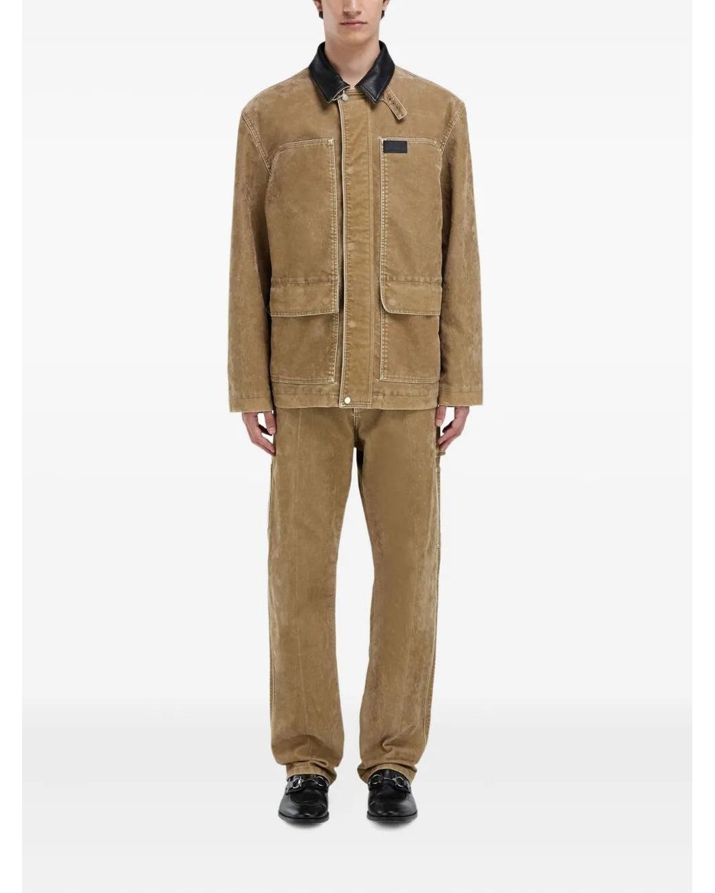 Ferragamo Natural Cargo Trousers for men