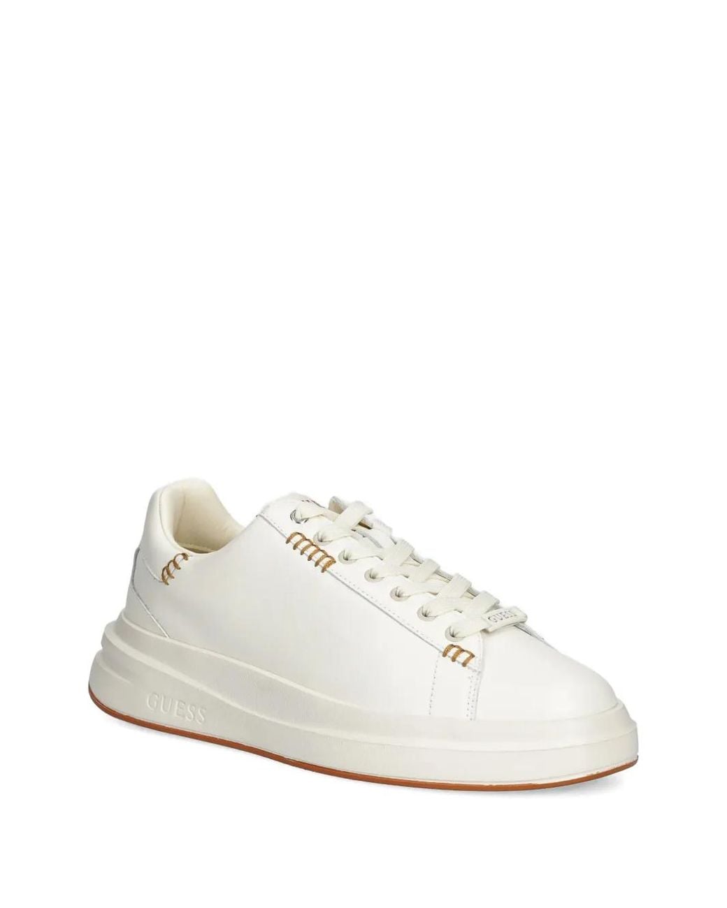 Guess White Logo-Detailing Sneakers for men