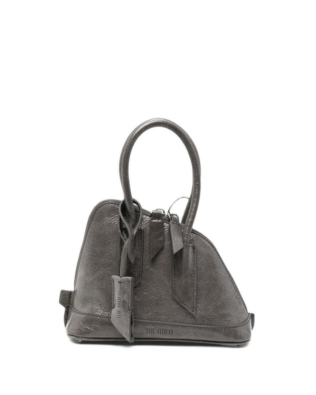 The Attico Black Mini Sant Ambroeus Tote Bag