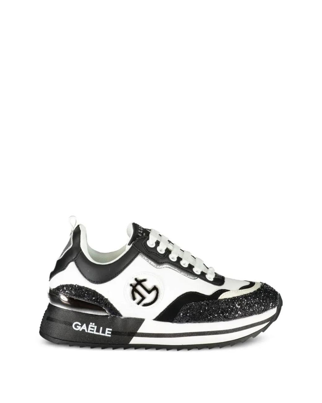 Gaelle Paris White Baskets À Paillettes