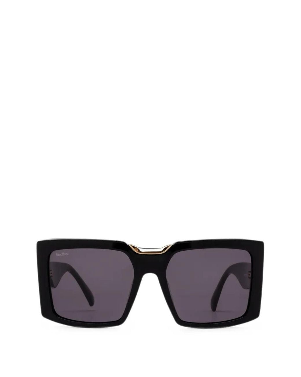 Max Mara Eyewear Black Square-Frame Sunglasses