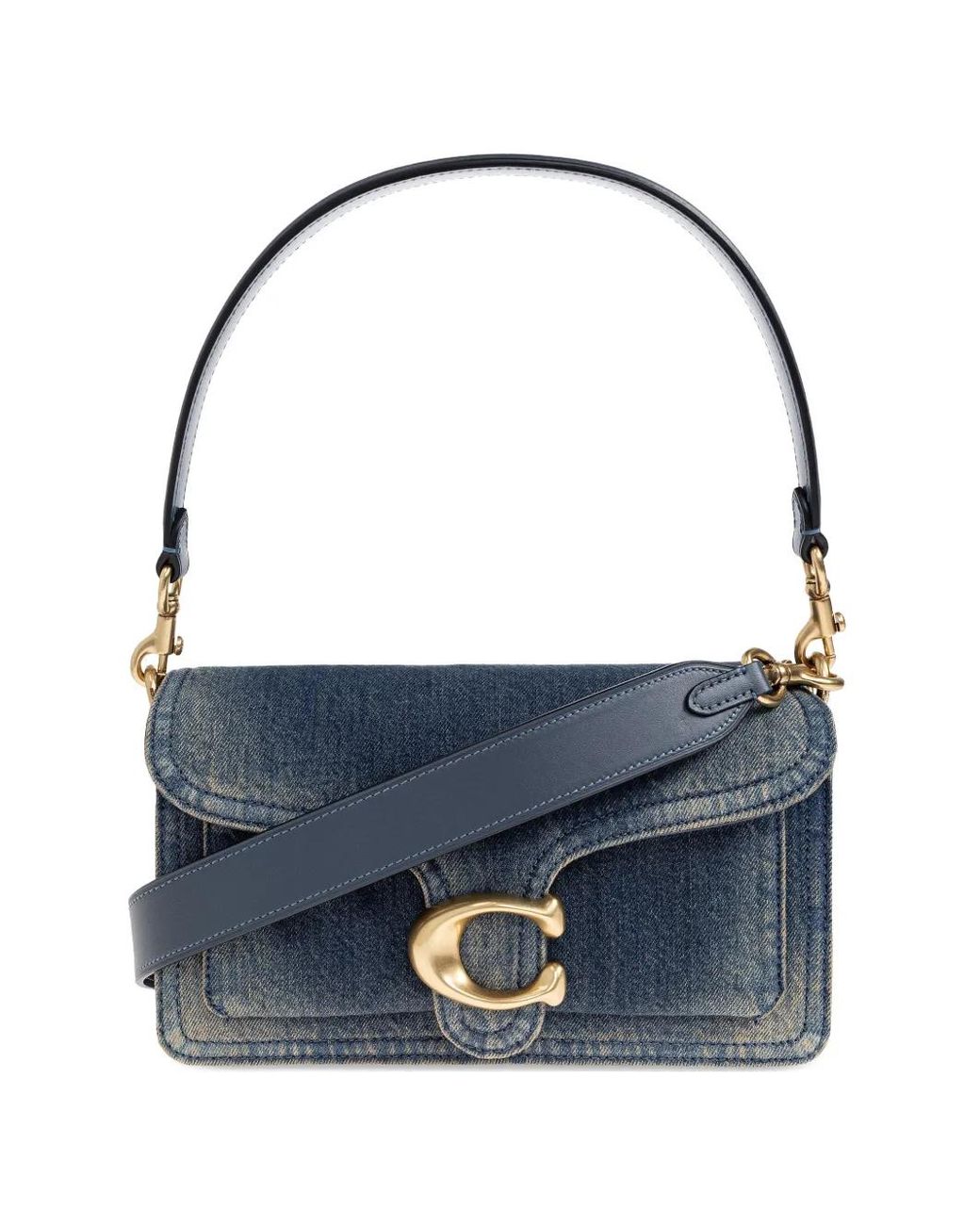 Borsa Tote Tabby Con Logo di COACH in Blue