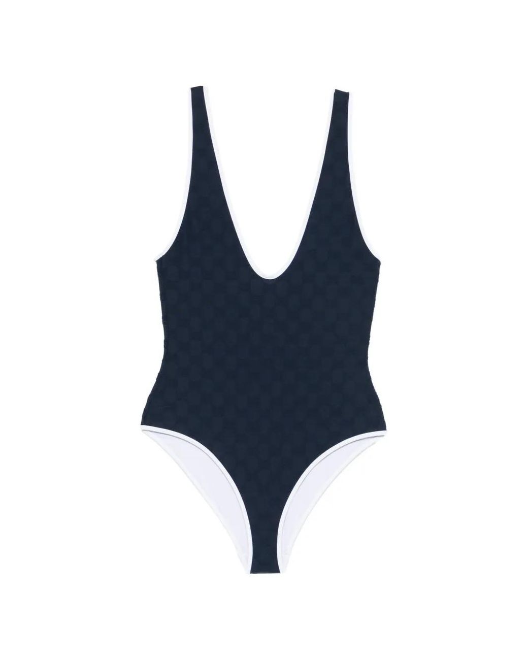 Gucci Blue One Piece Swimwear Gg