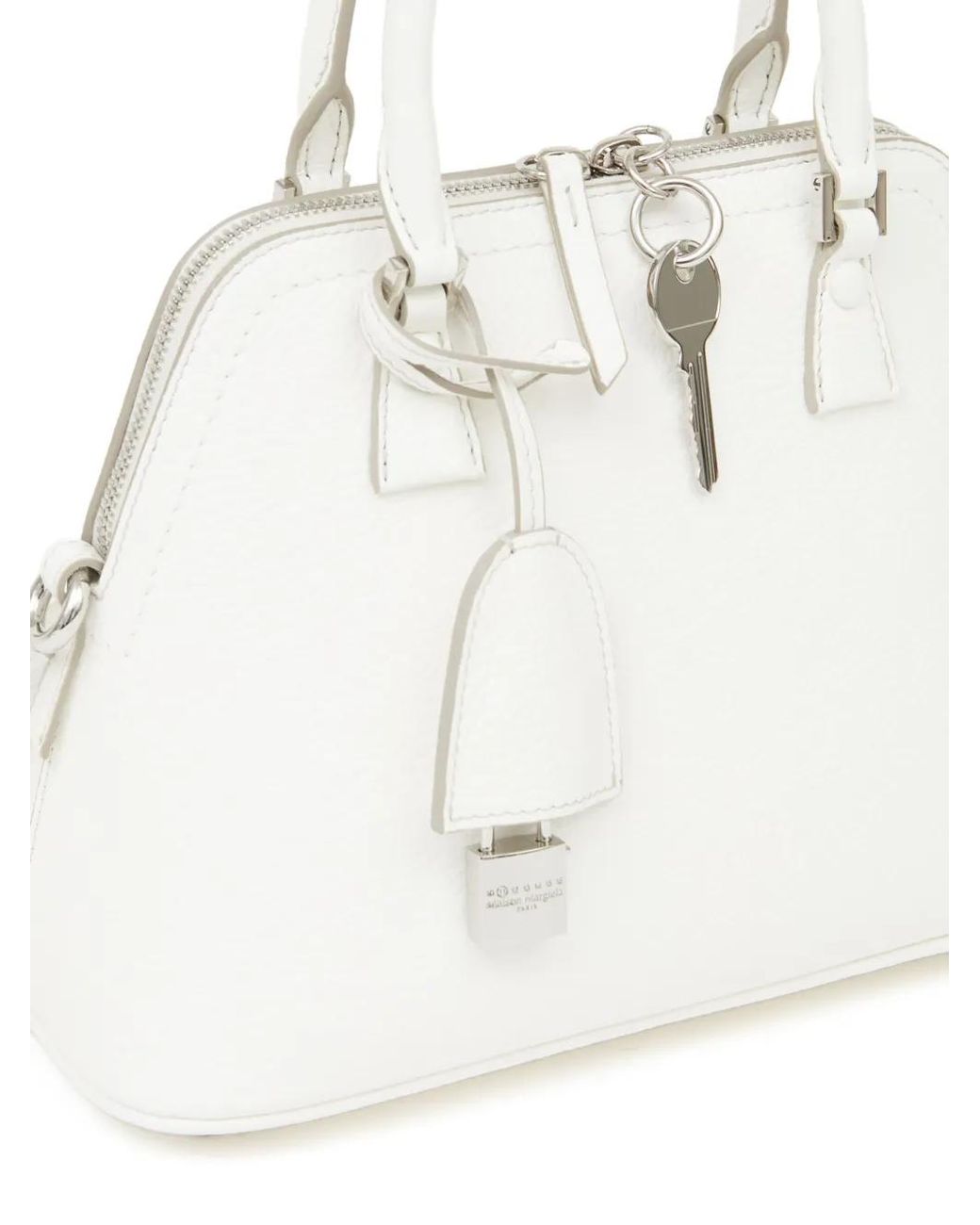 Maison Margiela White 5ac Mini Leather Handbag