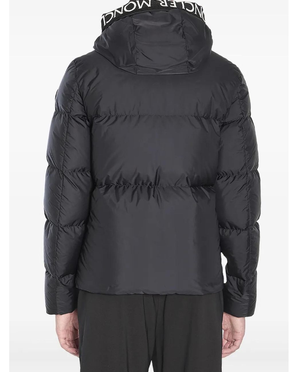Moncler Montcla Donsjack Met Capuchon in het Gray voor heren