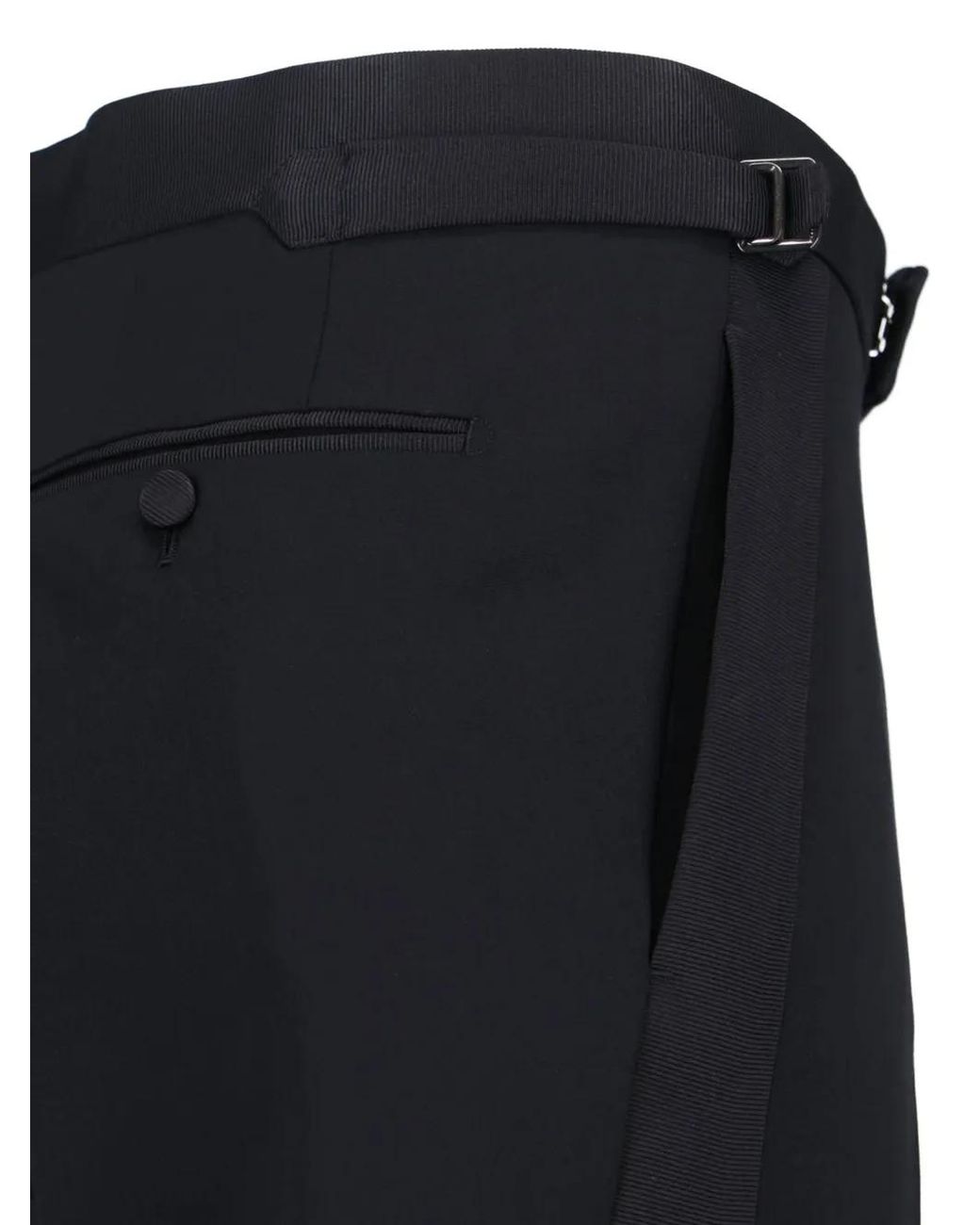 Tom Ford Black Pantalon À Chevilles Resserrées for men