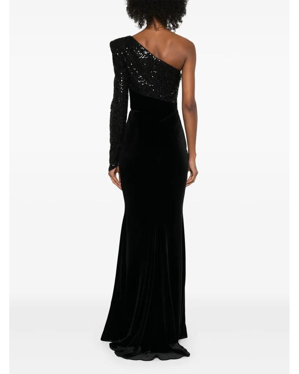 Cristallini Black Zephyra Gown