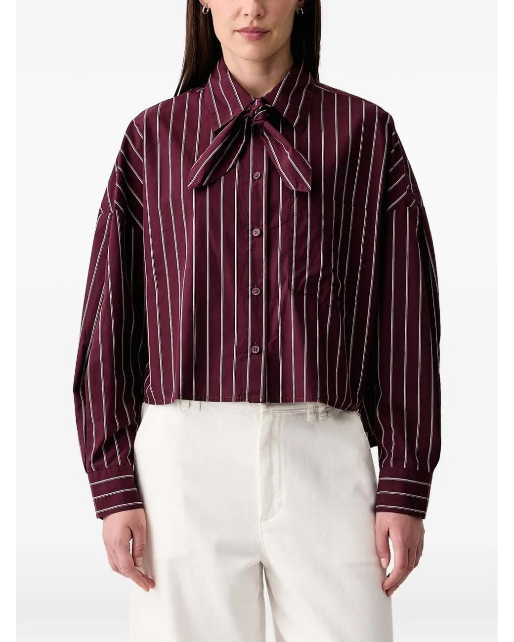Marc O' Polo Red Striped Shirt