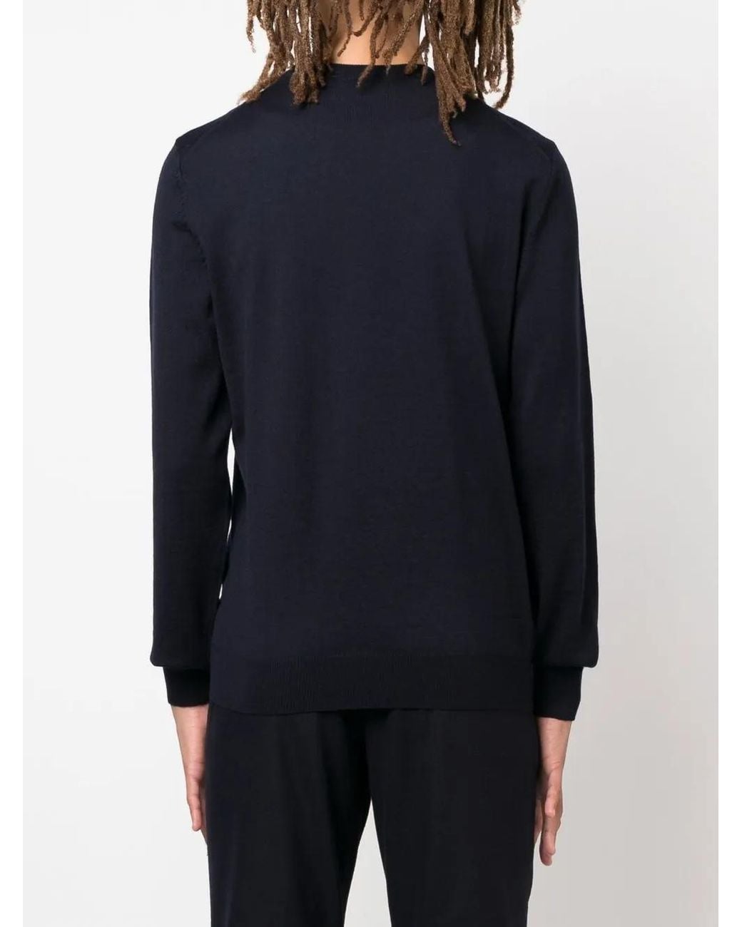 Boss Blue Responsible Virgin Wool Knit for men