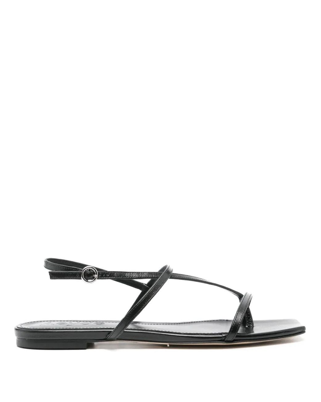 Aeyde Black Ella Nappa Leather Shoes