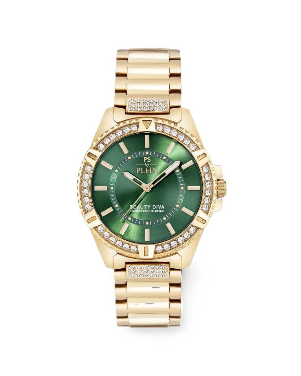 Philipp Plein Metallic Beauty Diva Crystal-Embellished 38Mm Watch