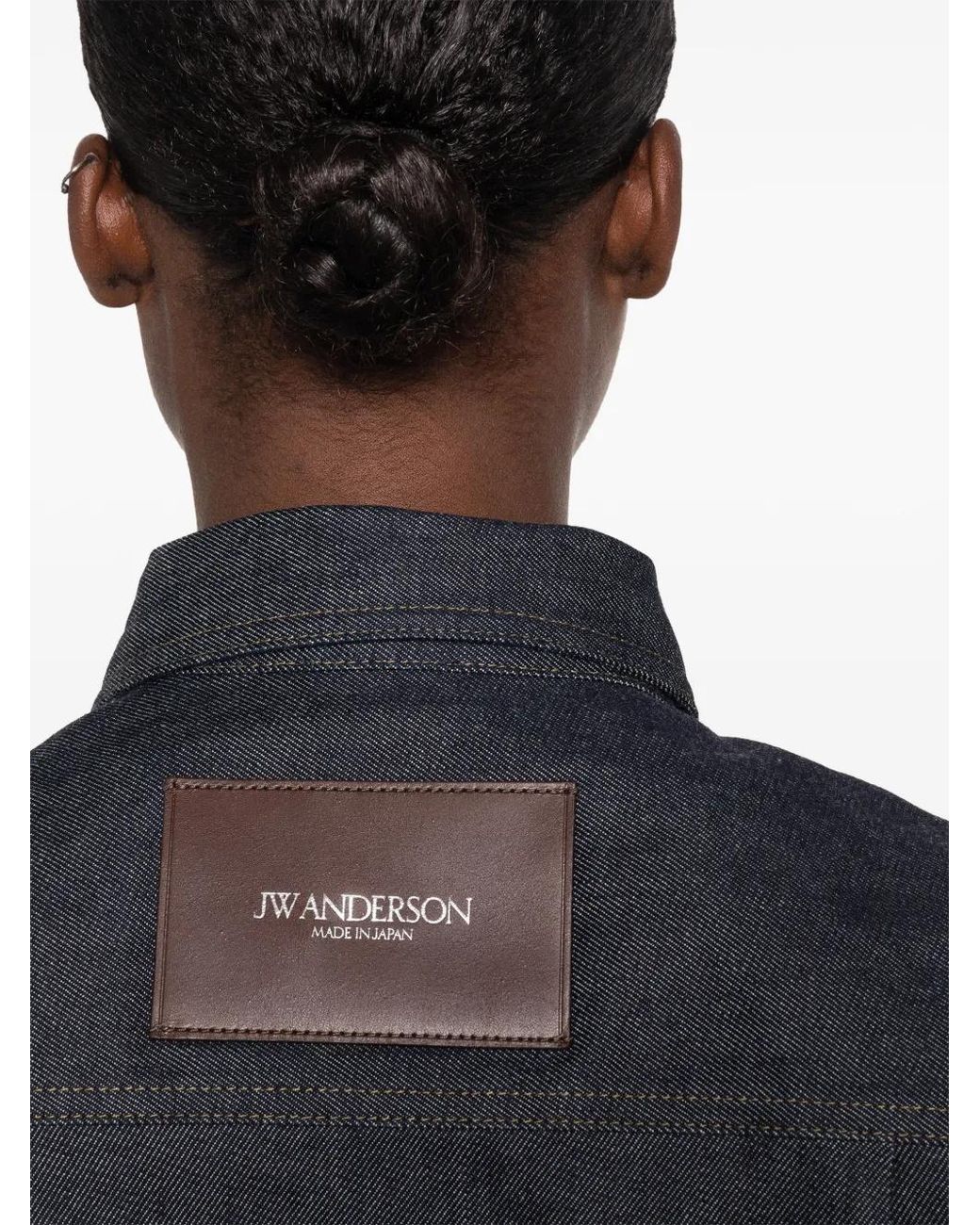 J.W. Anderson Black Oversized Denim Shirt