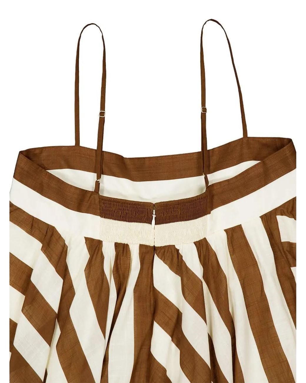Zimmermann White Daylight Stripe Maxi Dress