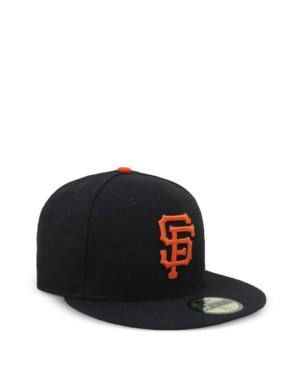 KTZ Black 59Fifty San Francisco Giants Embroidered-Logo Cap for men