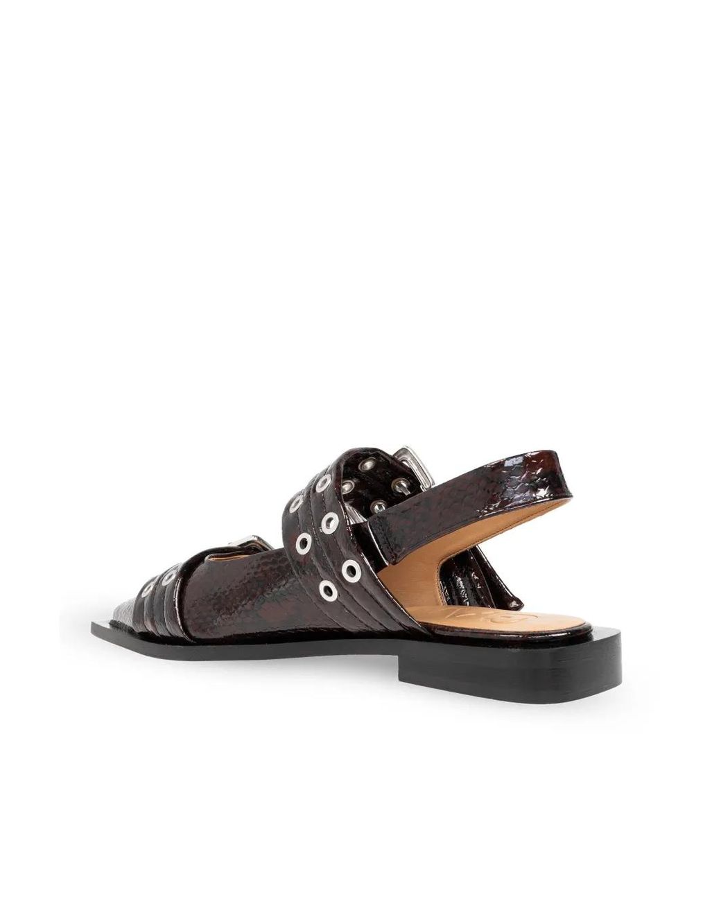 Ganni Brown Eco Leather Shoes