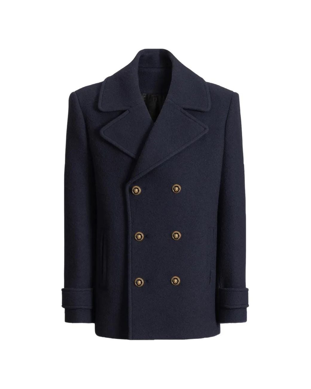 Caban di Balmain in Blue da Uomo