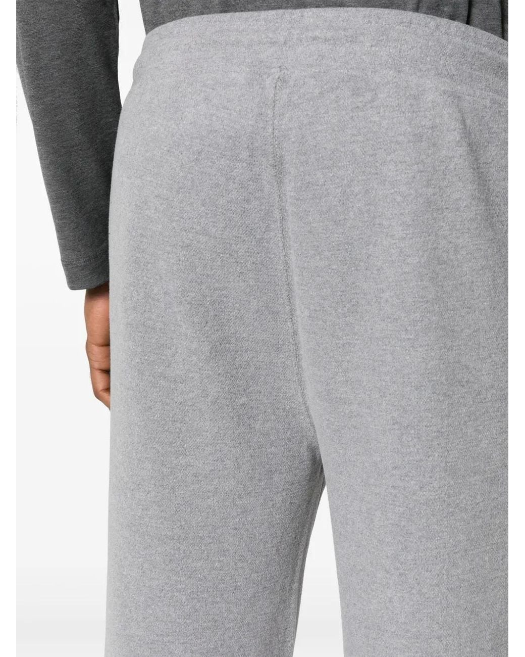Pantalones De Chándal Ajustados Con Cordones Corneliani de hombre de color Gray
