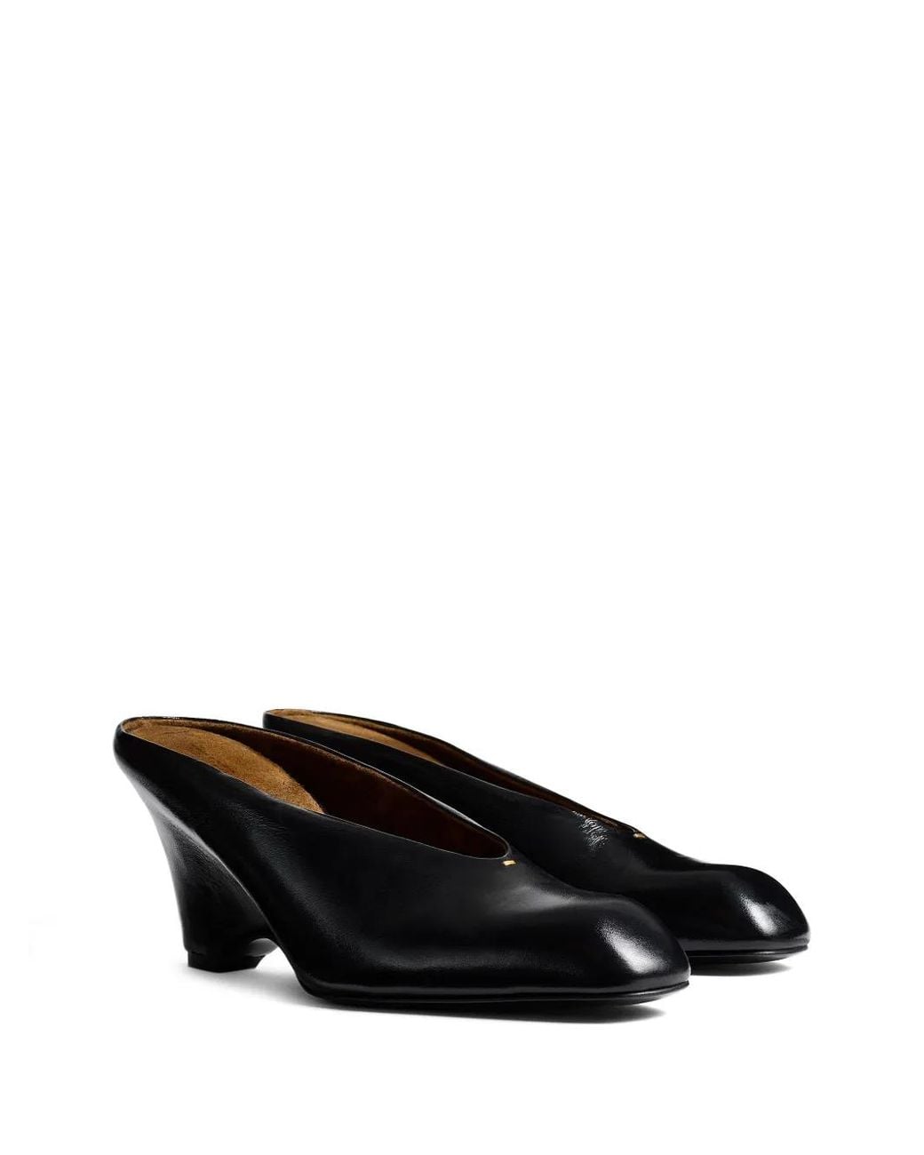 Khaite Black Colt Wedge Mule 75