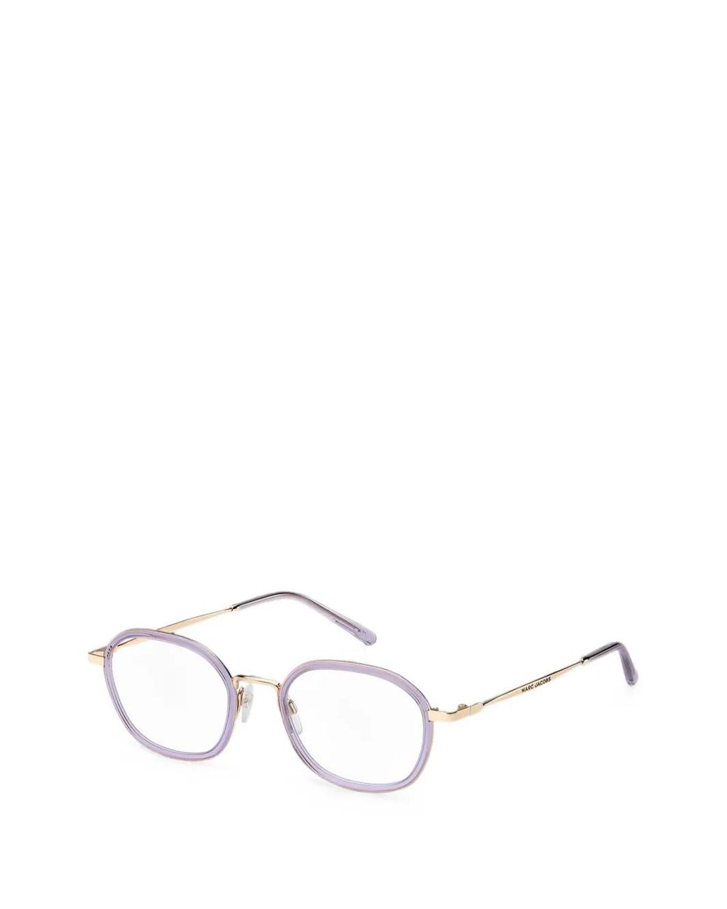 Marc Jacobs White Full-Rim Glasses