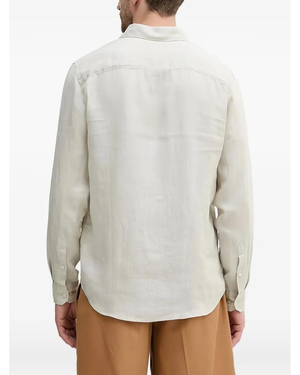 Sisley White Buttoned Shirt for men