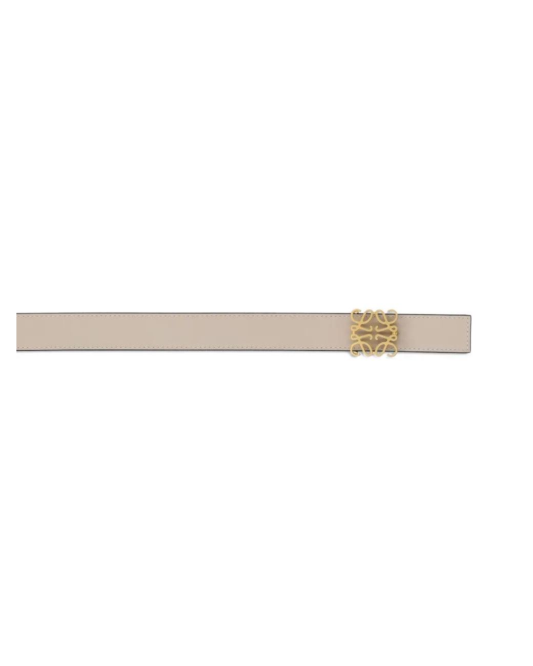 Loewe Natural Reversible Anagram Belt