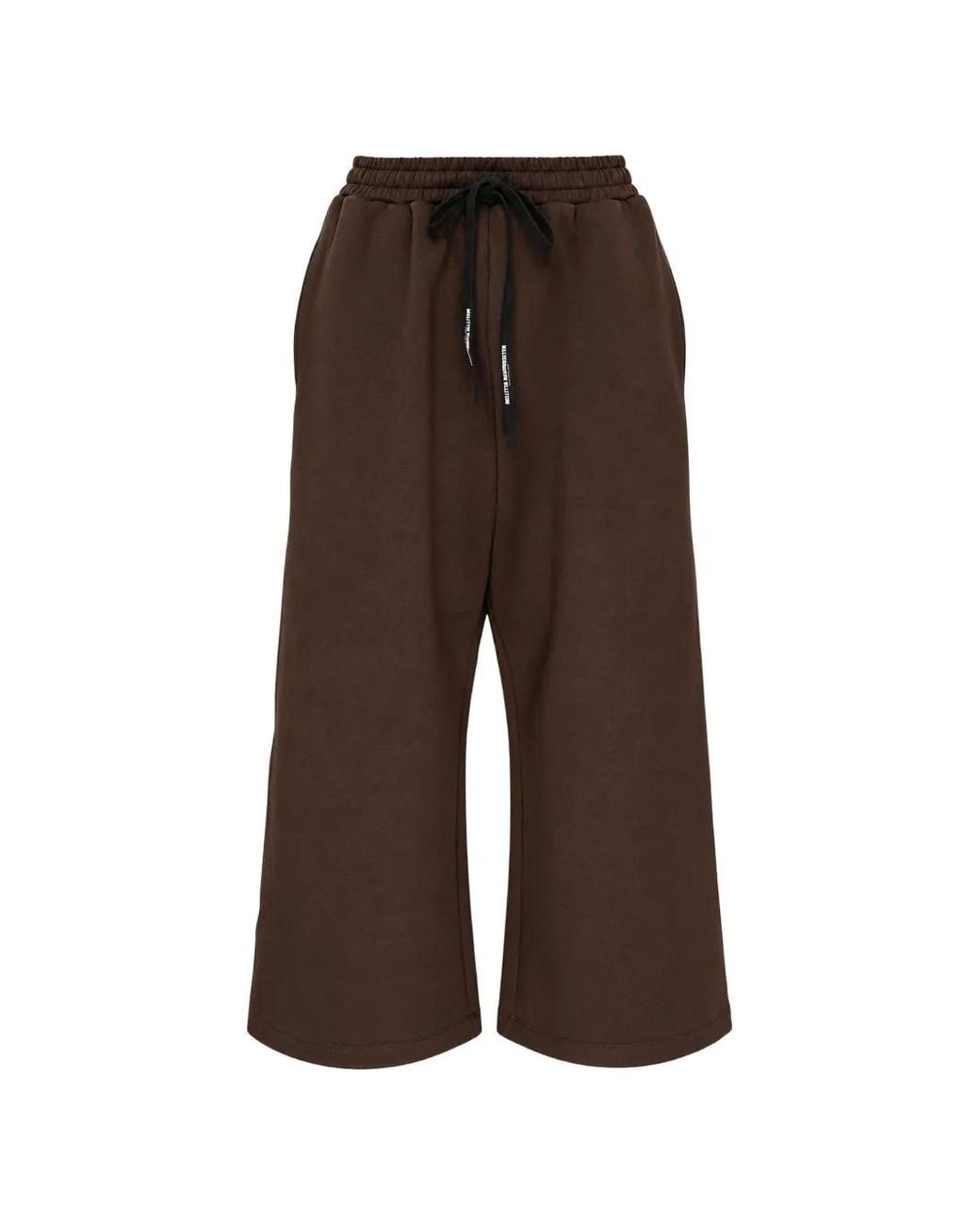 Melitta Baumeister Brown Drawstring-Waist Track Pants