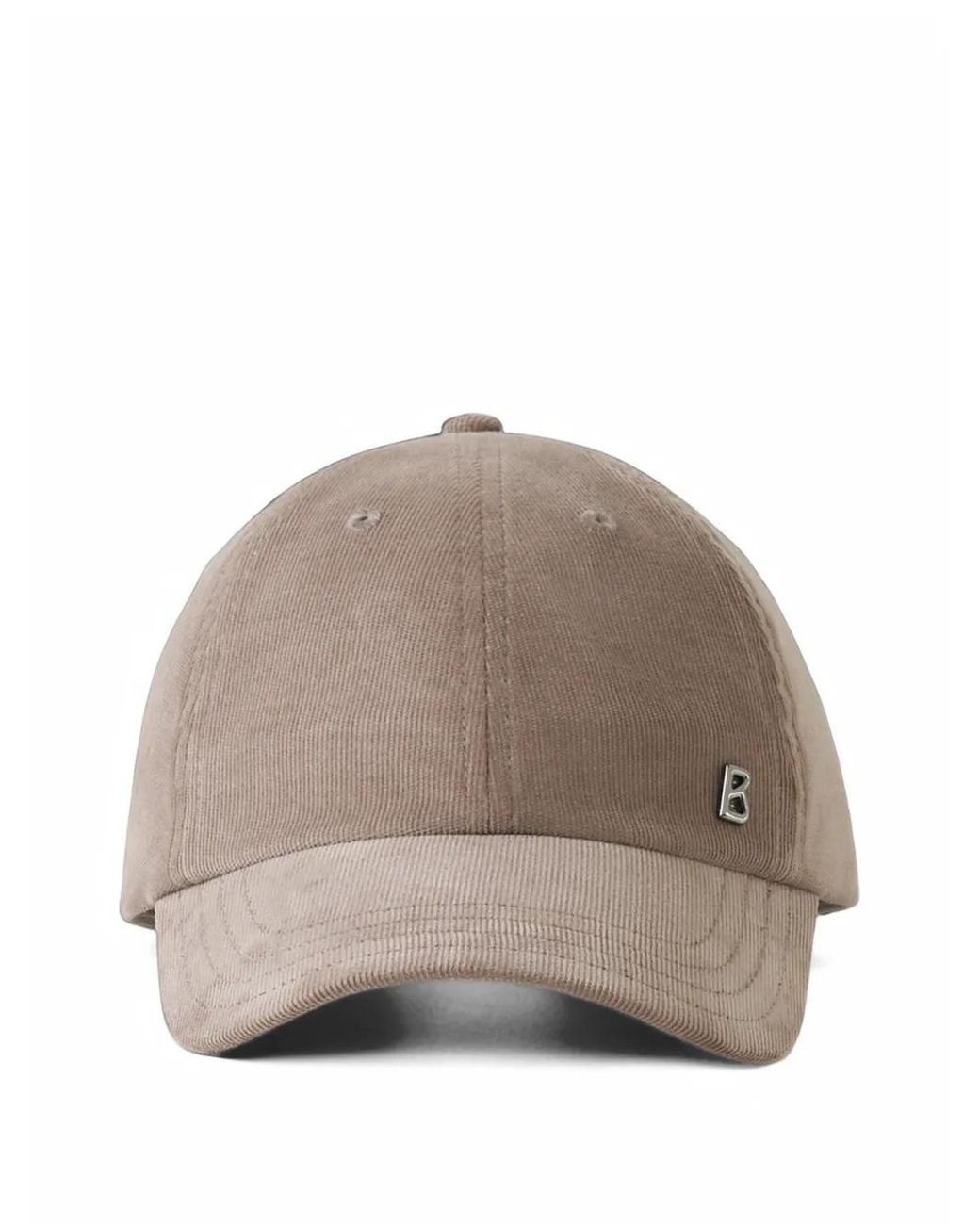 Bogner Gray Ralf Corduroy Baseball Cap for men