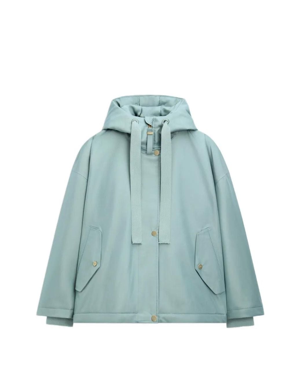 G Lab Blue Rosie Hooded Oversized Jacket
