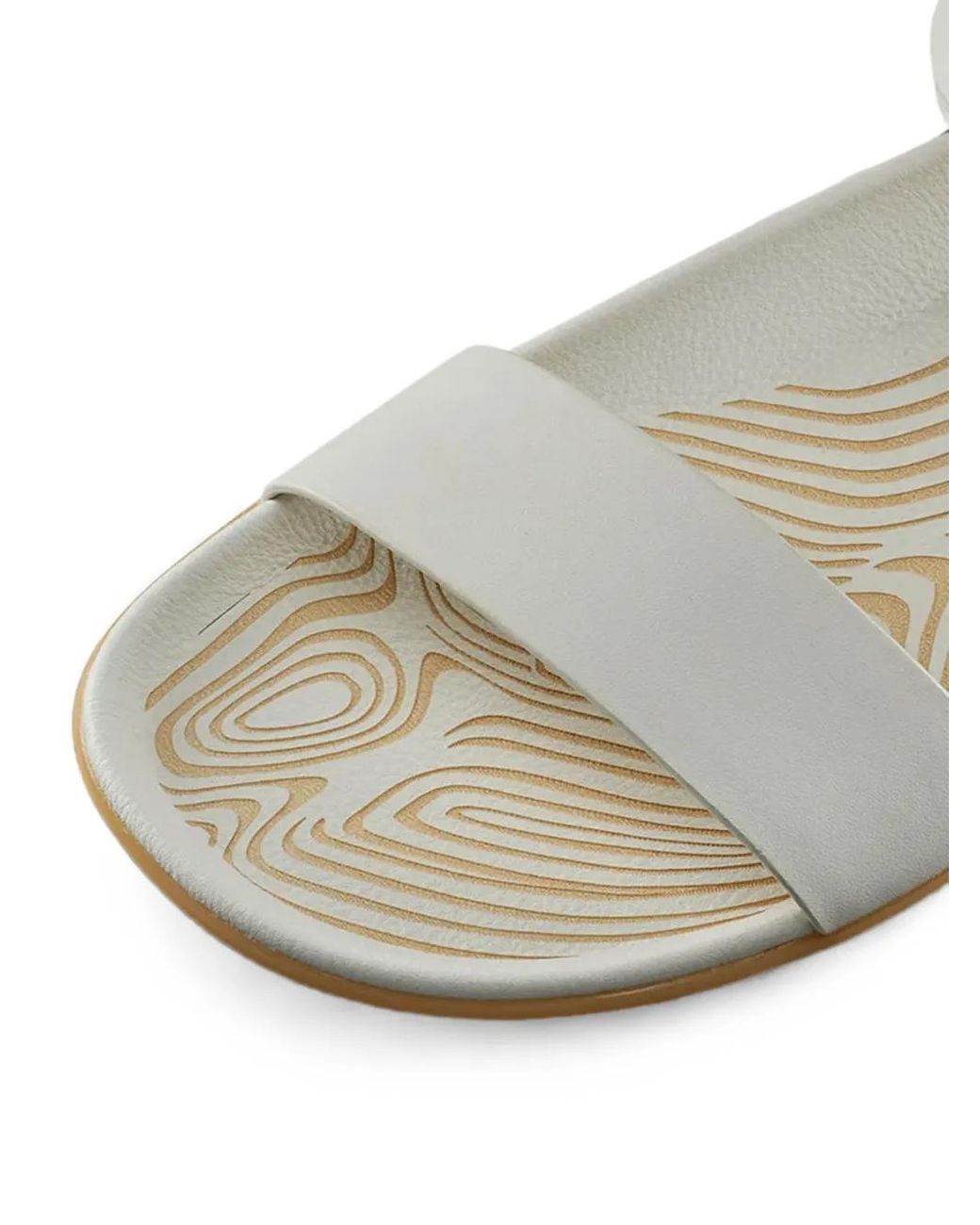 Vivobarefoot White Touch-Strap Leather Sandals