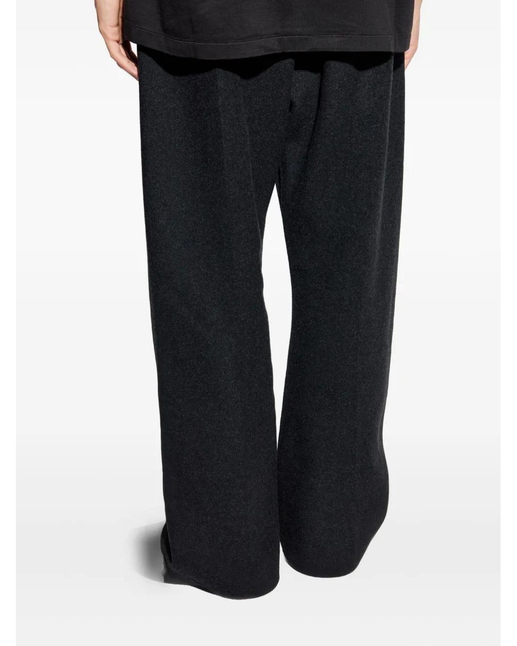 Fear Of God Black Drawstring-Waist Trousers for men