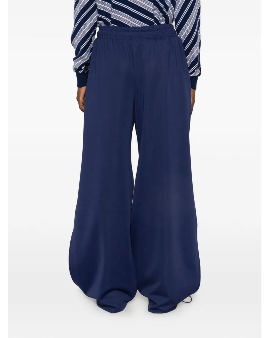 JULIE KEGELS Blue Jalla Drawstring-Hem Track Pants