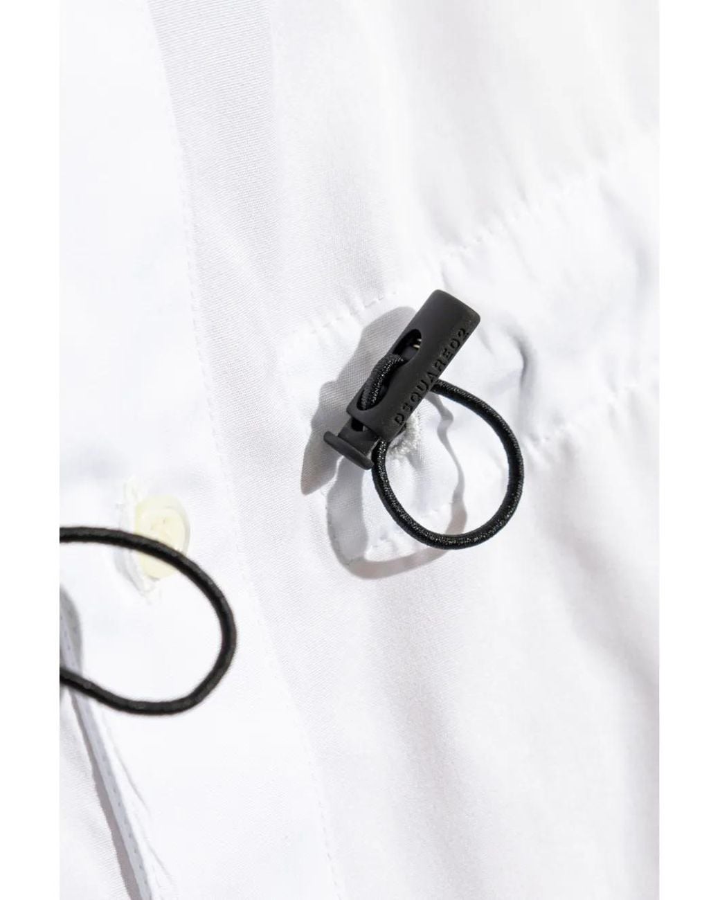 DSquared² White Cotton Mini Dress