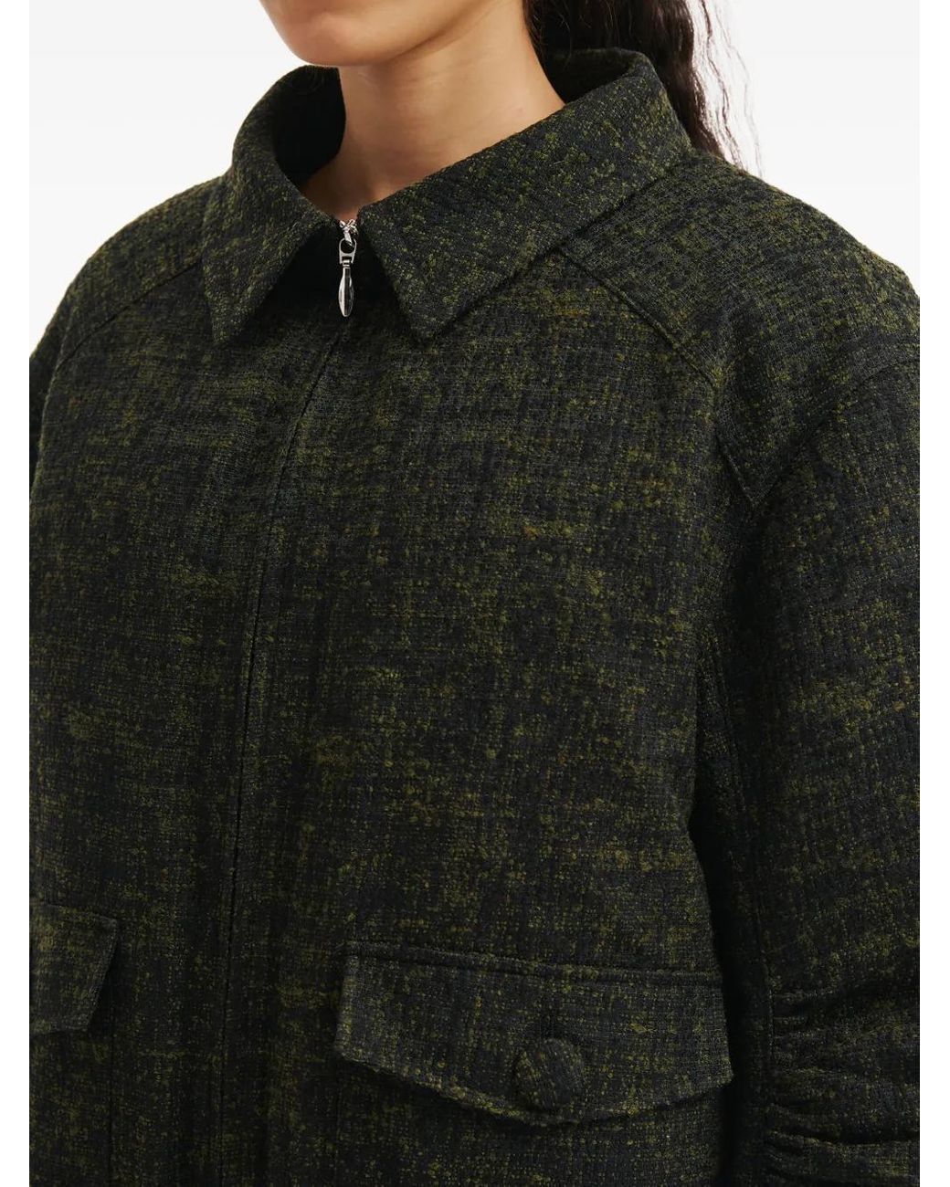 ShuShu/Tong Black Button Pocket Jacket