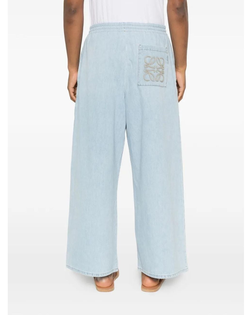Loewe Blue X Paula's Ibiza Jean À Logo Brodé for men