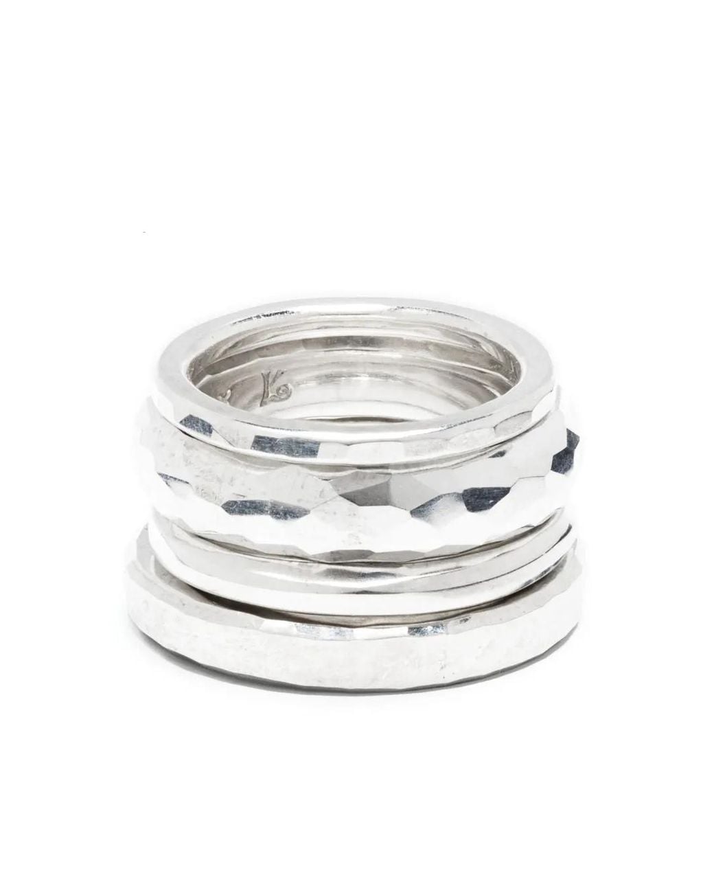 Werkstatt:münchen Gray Ring Aus Sterlingsilber