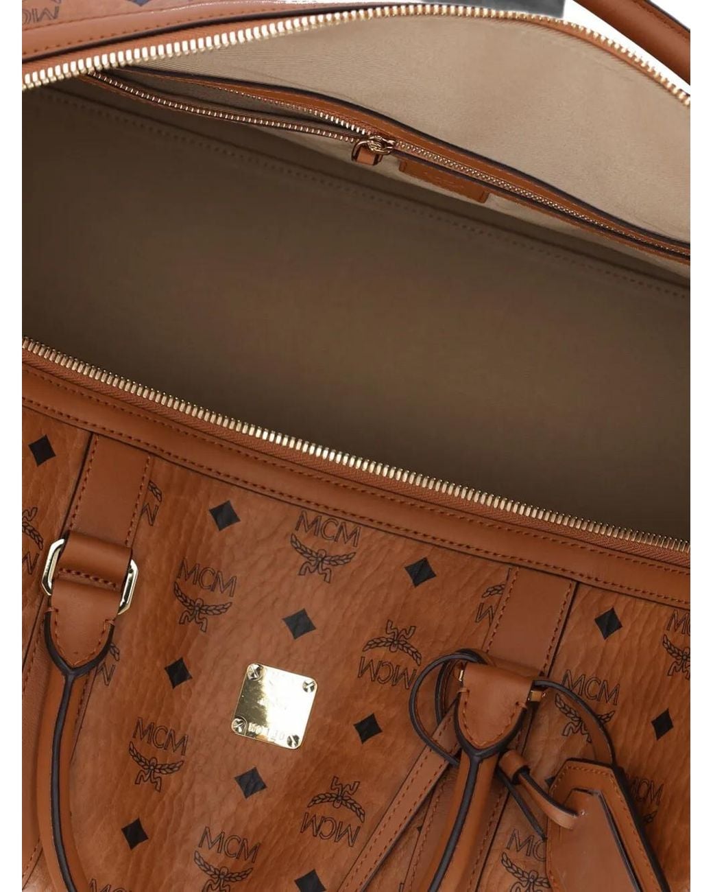 Borsone Ottomar Con Monogramma di MCM in Brown da Uomo