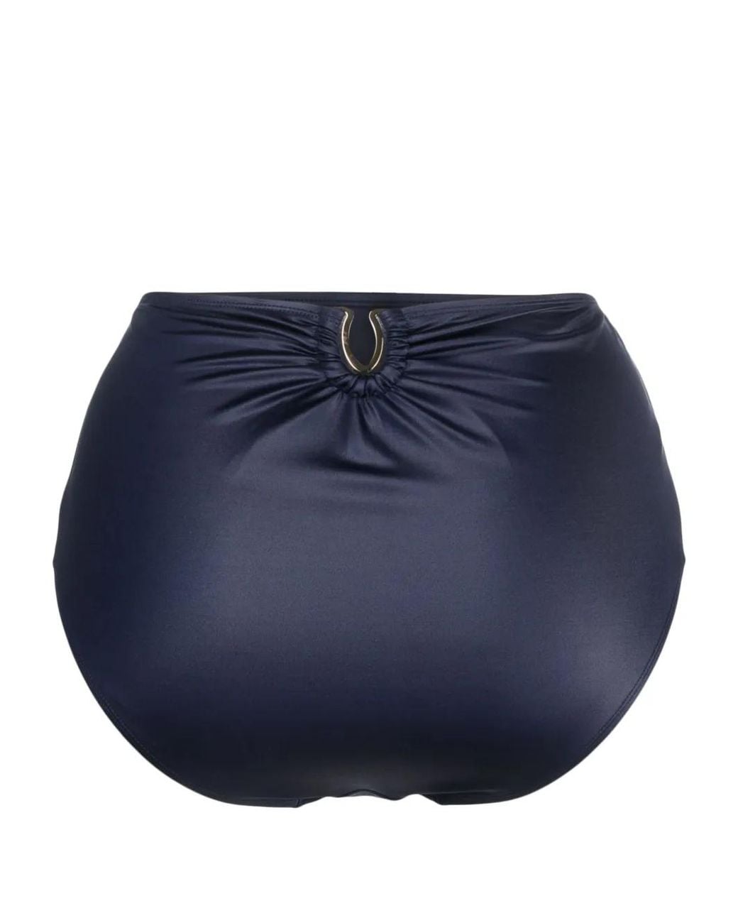 Marlies Dekkers Blue Jet Set High-Waisted Bikini Bottoms