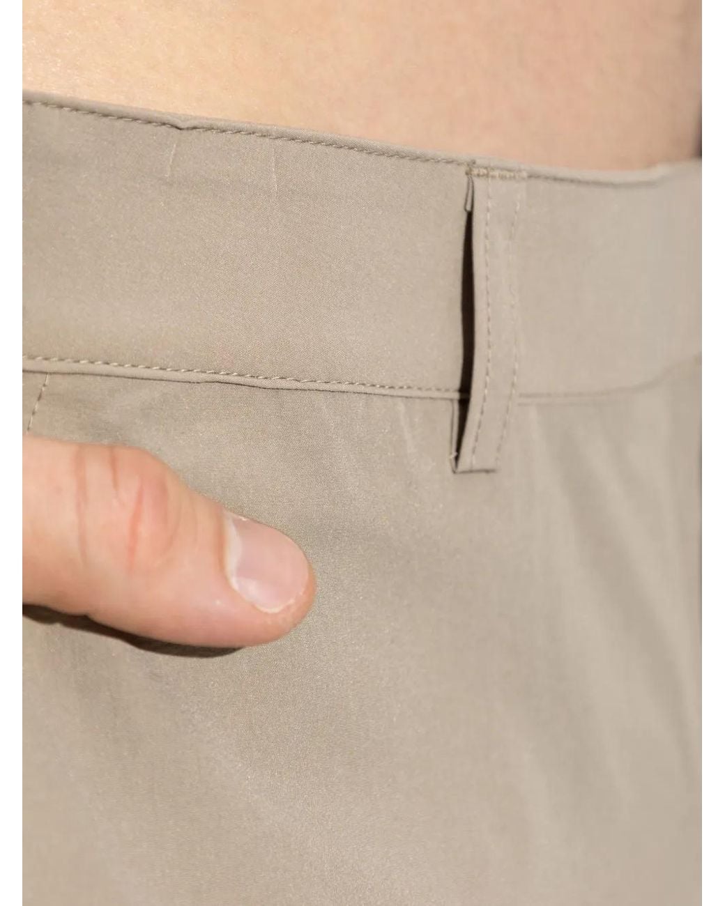 EA7 Natural Trousers With Logo for men
