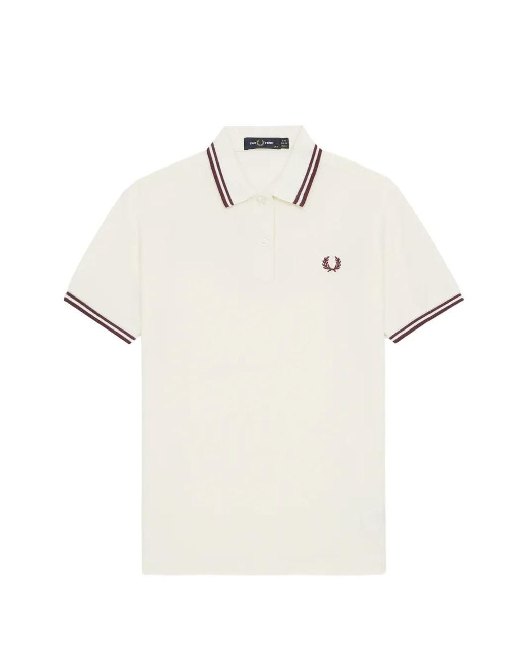 Polo De Piqué Fred Perry de color White