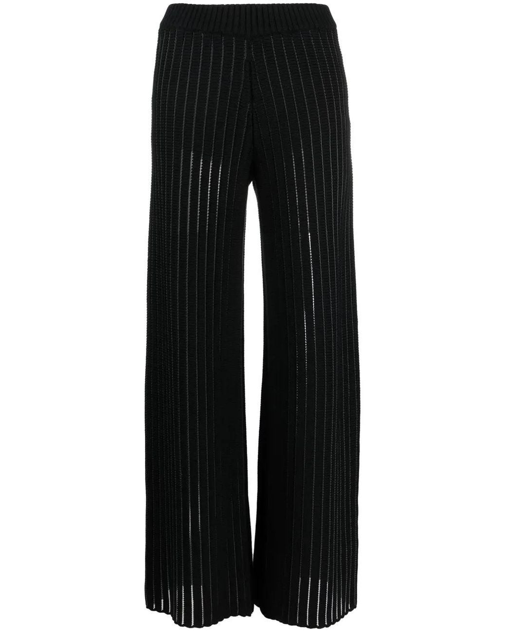 Fabiana Filippi Black Cotton Blend Trousers