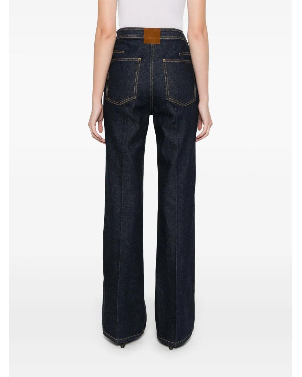 Lanvin Blue Flared Jeans