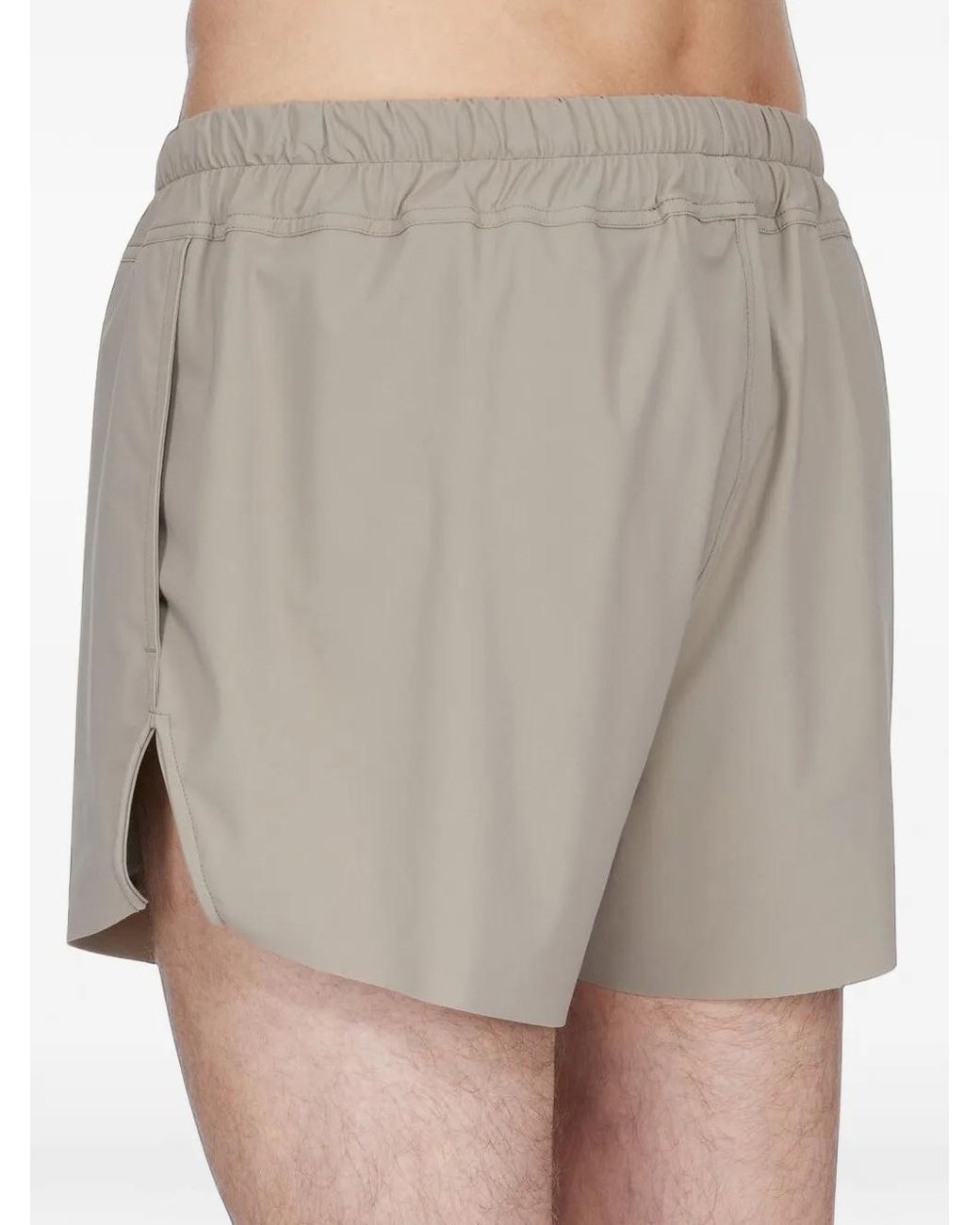 Rick Owens Gray Temple Boxer Swimmer Shorts for men