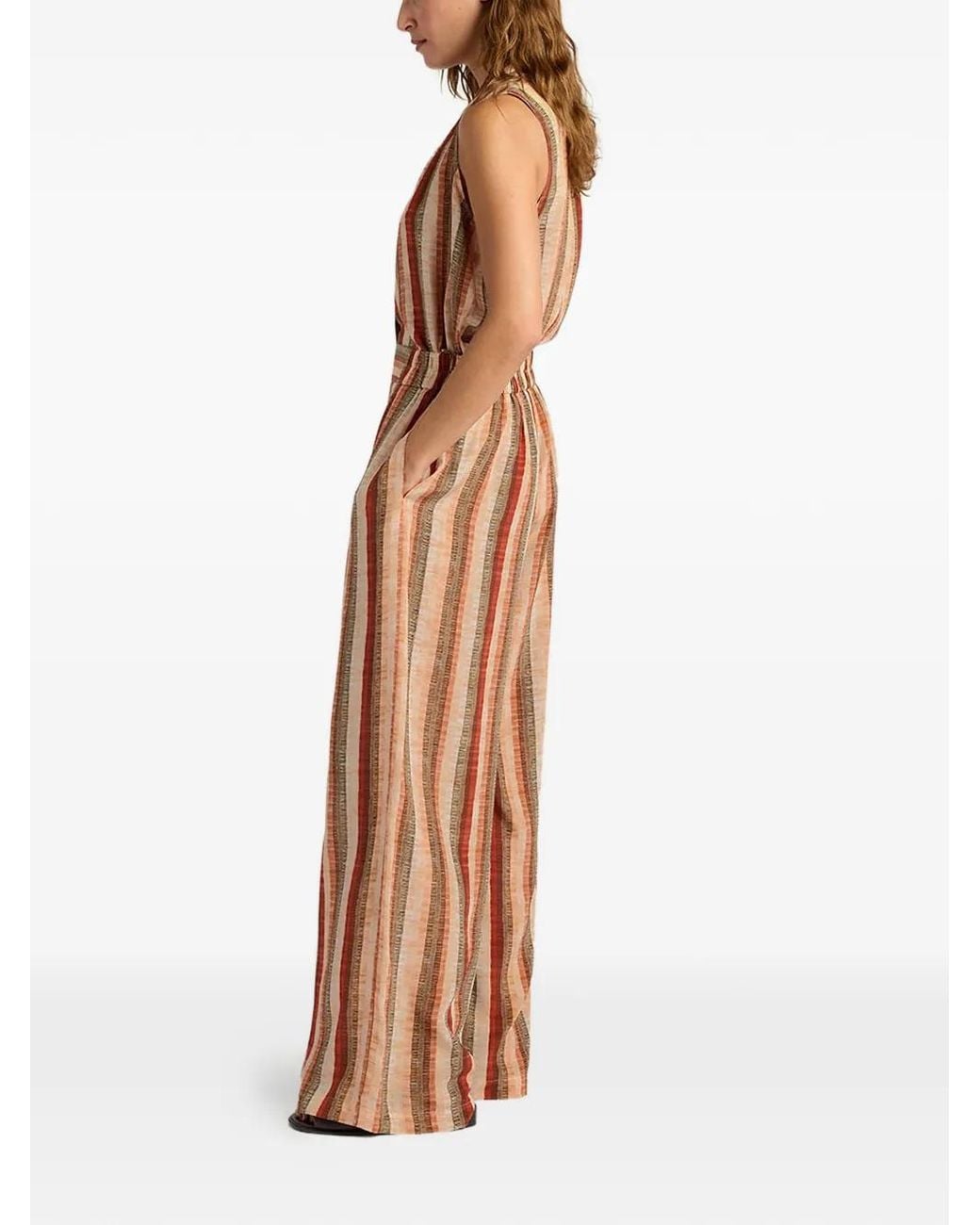 Momoní Brown Baccarat Printed Palazzo Pants