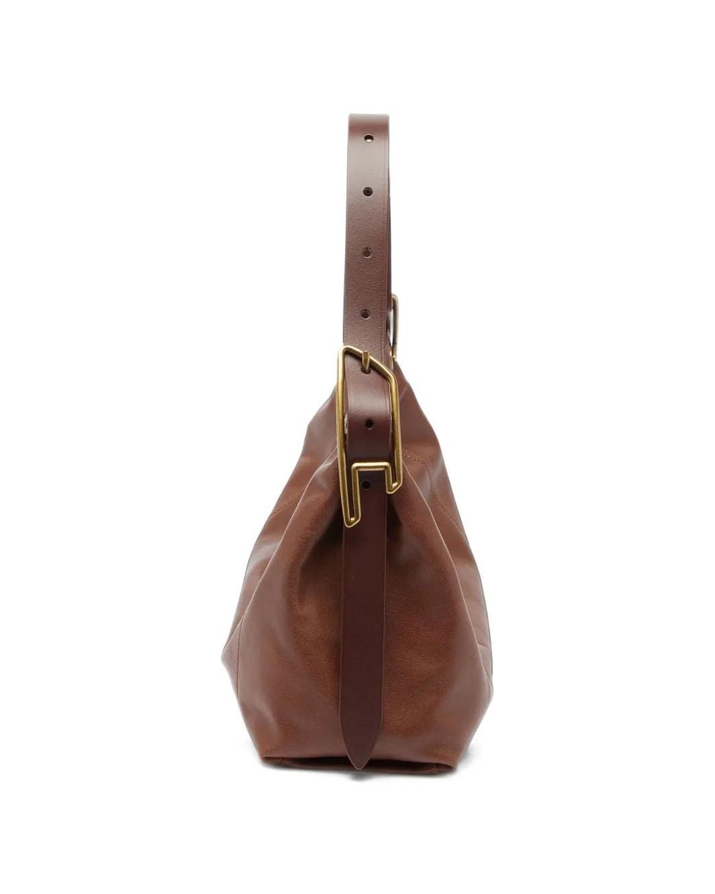 DIESEL Brown D-Line S Shoulder Bag