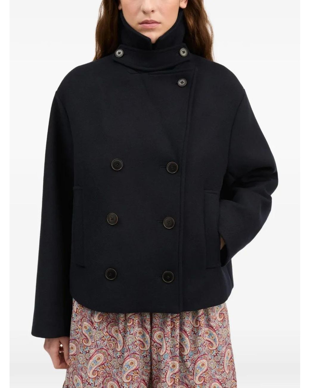 Skall Studio Blue Brooke Double-Breasted Jacket
