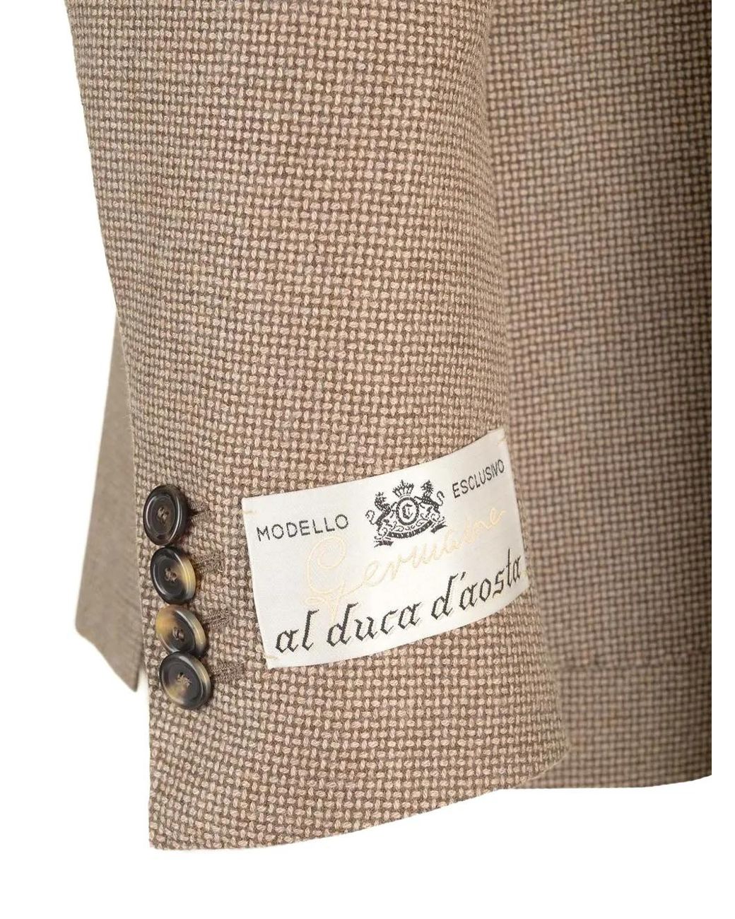 Al Duca D'aosta Natural Basket-Weave Blazer for men