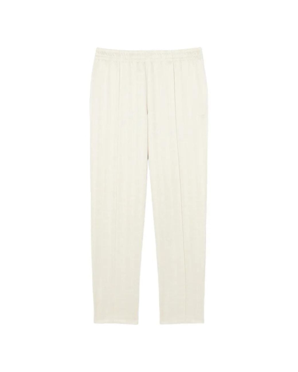 Lacoste White Pantalon De Jogging À Logo En Jacquard for men